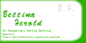 bettina herold business card